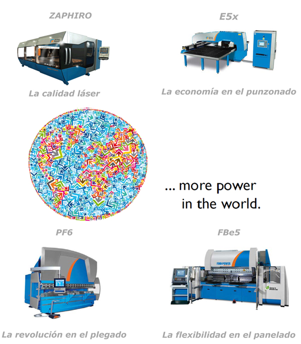 Nueva gama de máquinas PRIMA POWER para corte láser, punzonado, panelado y plegado