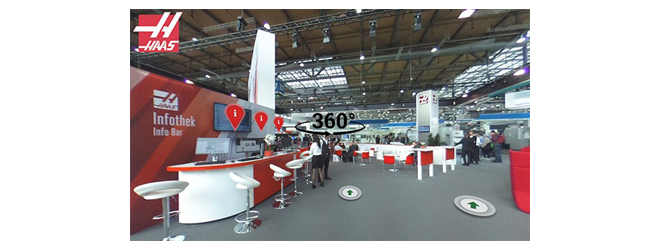 HAAS AUTOMATION: Visita virtual 360° a un stand de Haas Automation 