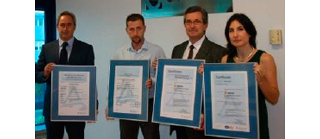 TÜV Rheinland certifica ISO 9001, EN 15082-2, EN 1090-2 y UNE EN ISO 3834-2 a Gamelsa