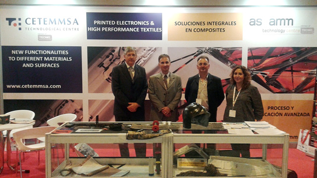 ASCAMM y CETEMMSA participaron conjuntamente en la Feria Industrial de los Materiales Compuestos