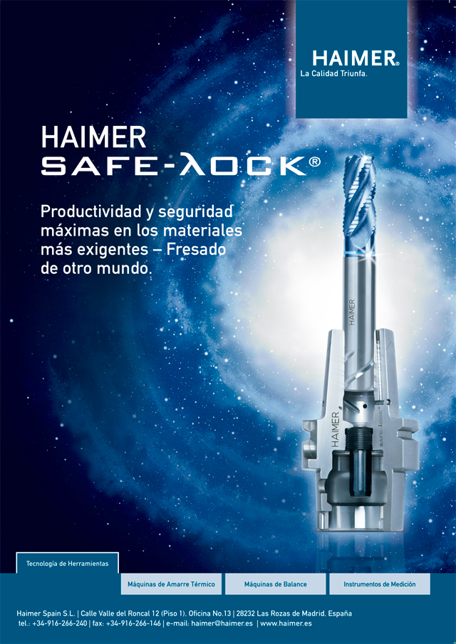 Haimer Safe-Lock - Productividad y seguridad máximas en los materiales más exigentes - Fresado de otro mundo