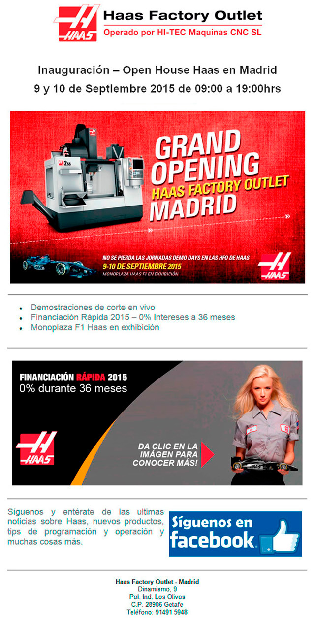 Grand Opening Haas Madrid