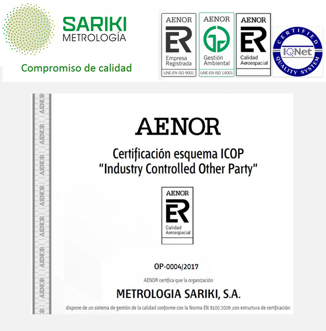 SARIKI obtiene la certificación de calidad UNE-EN 9100