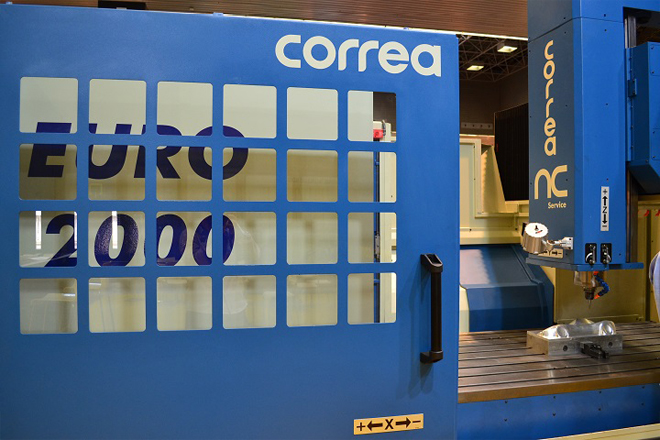 NICOLAS CORREA: Segunda fresadora CORREA EURO2000 reconstruida por NC Service y vendida al mismo cliente