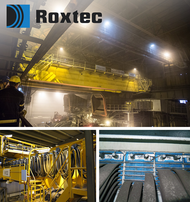 ROXTEC: El sellado Roxtec protege los equipos eléctricos de las grúas Konecranes en la acería finlandesa SSAB