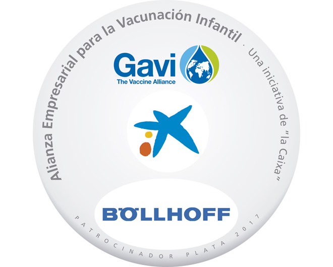 BÖLLHOFF: Colabora con los planes de vacunación que luchan contra la mortalidad infantil