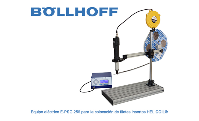 BÖLLHOFF: Equipo de colocación eléctrico para filetes insertos HELICOIL