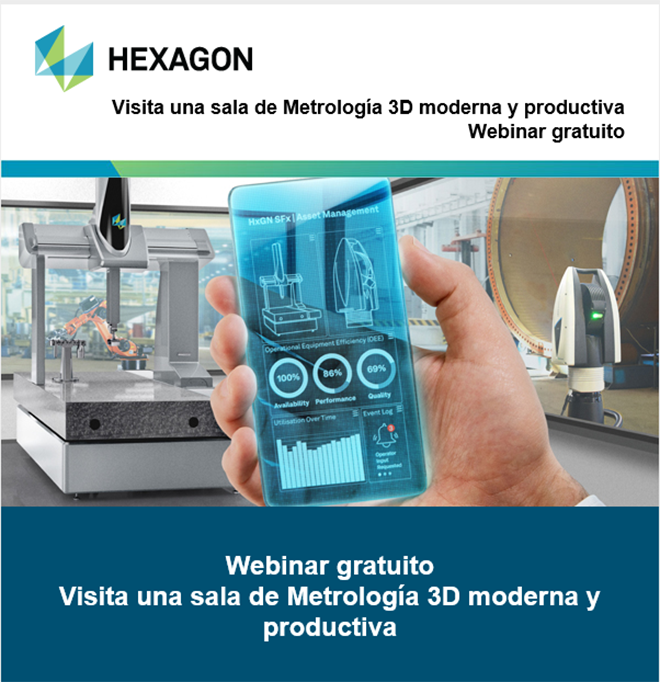HEXAGON Webinar:| Visita una sala de Metrología 3D moderna y productiva 