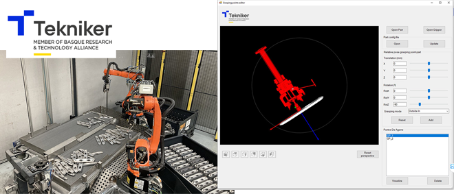 TEKNIKER: Visión 3D para ayudar a paletizar piezas con precisión en el sector de automoción