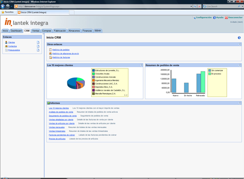 Ejemplo Web Lantek Integra