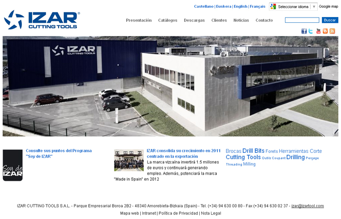 Nueva Web www.izartool.com