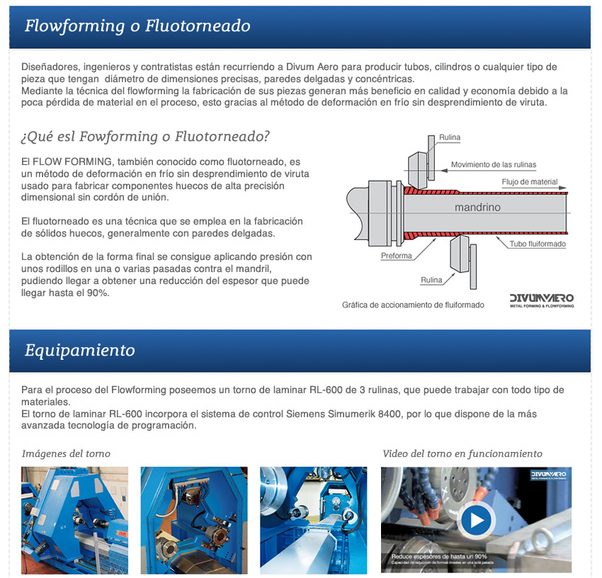 Flowforming o Fluotorneado