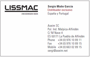 Pie de firma Sergio Mañe