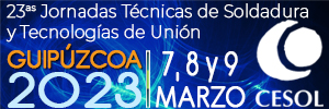 23ª JORNADAS TÉCNICAS DE SOLDADURA Y TECNOLOGÍAS DE UNIÓN - 07/03/2023 - 09/03/2023 - Irún - San Sebastián
