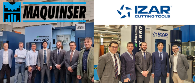 MAQUINSER e IZAR reciben la visita de Matsuura Machinery Corporation