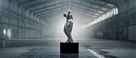 SANDVIK COROMANT usa la IA y los conocimientos de corte de metales para crear una escultura imposible