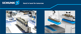 SCHUNK: Manipulación de celdas redondas de 46 mm con el RCG