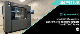 3DZ SPAIN Webinar: Impresión 3D con pellets para piezas grandes a bajo coste/unidad | MINDTECH, te invitamos y ➕