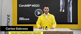SANDVIK: ¡Escuche a nuestros especialistas! El concepto de fresado más actual del mercado, CoroMill® MS20