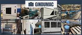GINDUMAC: Máquinas Herramienta usadas, Máquinas para chapa y plástico y Máquinas para trabajo de la madera