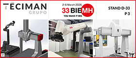  TÉCIMAN METROLOGÍA: ¿Quieres conocer lo último en inspección de calidad para procesos de fabricación? Visítanos en BIEMH (2–6 de marzo), stand D-33, pabellón 3.