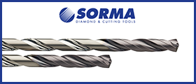 SORMA | Typhoon HL: brocas extra largas de metal duro para taladrado profundo hasta 30xD