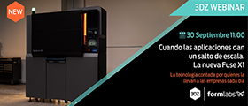 Componentes de gran tamaño y alta capacidad de producción con Fuse X1
