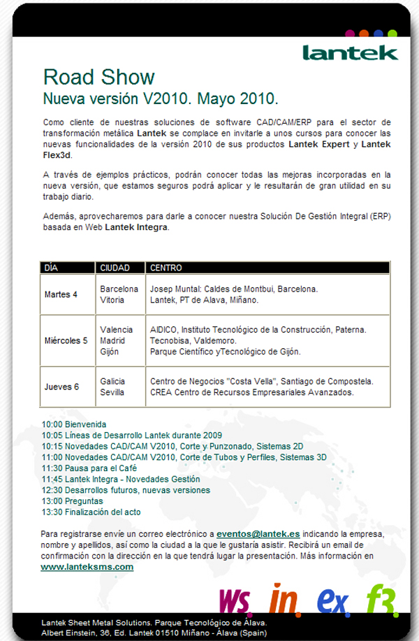 Road Show de Lantek en Madrid