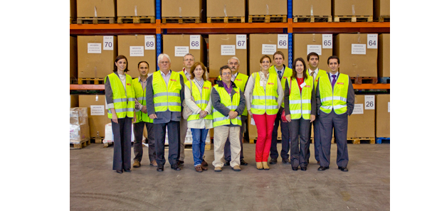 Norbert Dentressangle Gerposa recibe la visita de los alumnos de la Cámara de Comercio de Cantabria