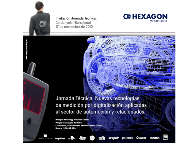 Hexagon organiza el 17 de noviembre una Jornada para automoción presentando sistemas nuevos de digitalización, con novedades importantes