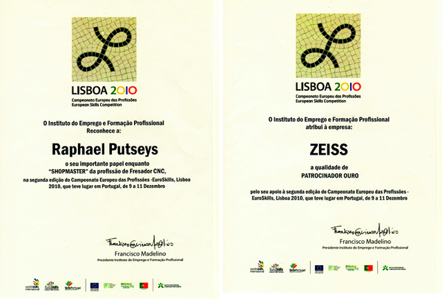 CARL ZEISS ha participado en el segundo Euroskills
