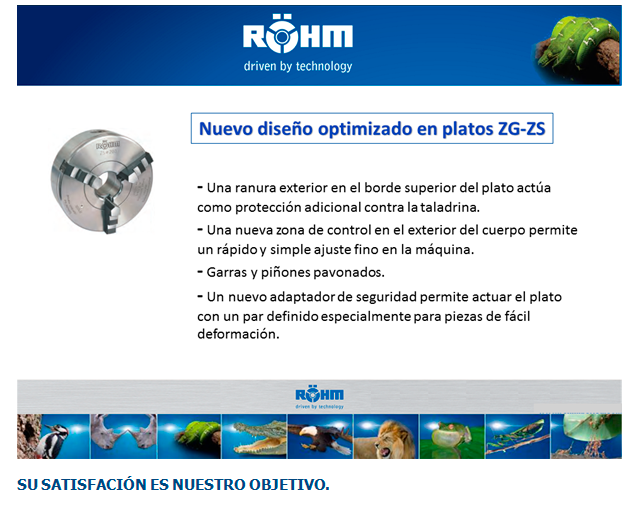 Röhm efectúa un pequeño “restyling” en el cuerpo de sus platos manuales de corona espiral ZG-ZS