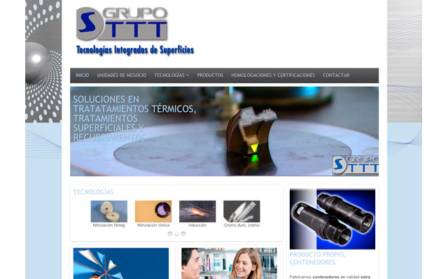 GRUPO TTT presenta su nueva página web