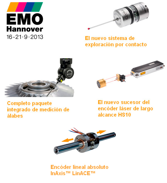 Renishaw: Nuevos productos presentados en la EMO 2013