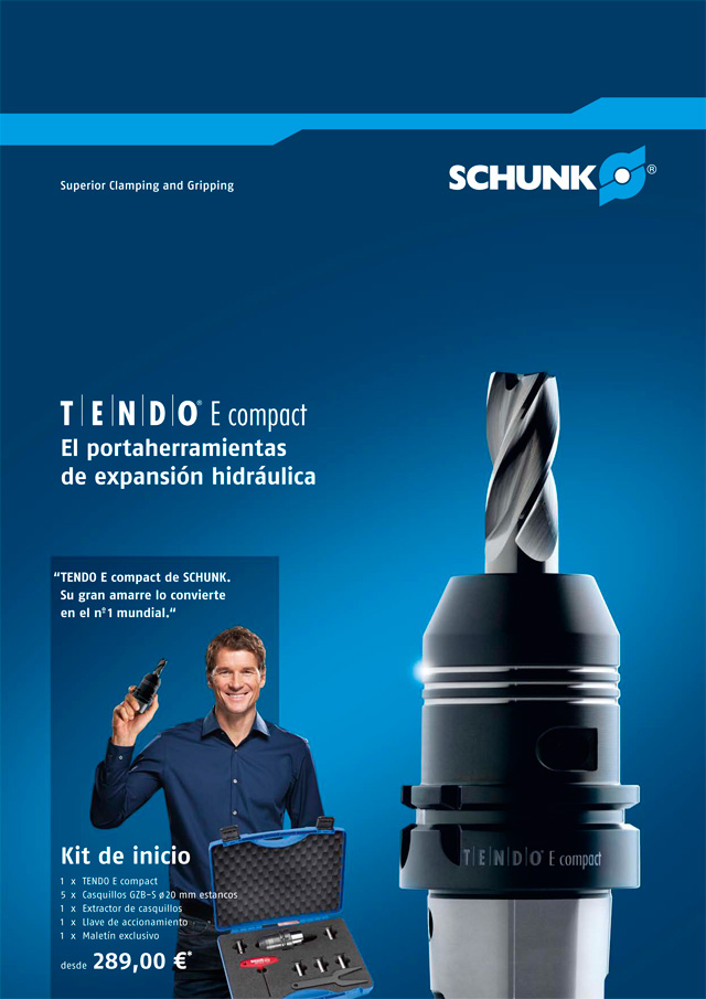 TENDO E compact de SCHUNK - El portaherramientas
de expansión hidráulica