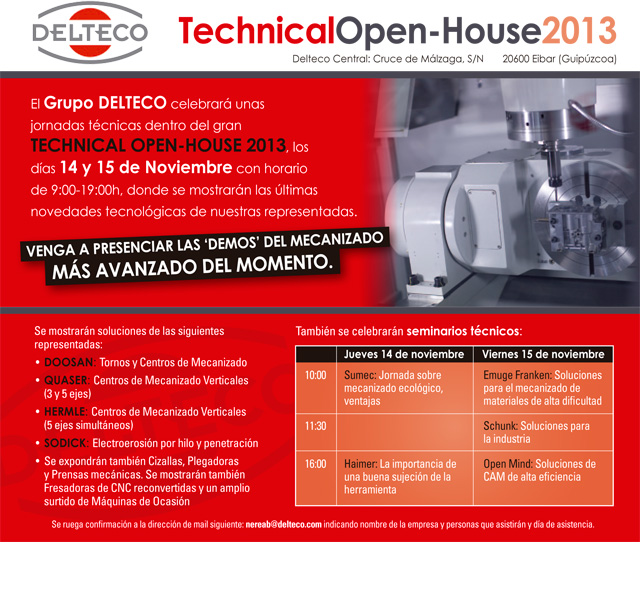 Technical Open-House2013 (14 y 15 de Noviembre)