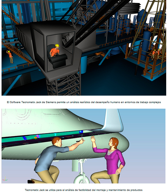 Siemens ofrece una prueba gratuita de 30 días de Tecnomatix Jack, software de simulación humana y análisis ergonómico