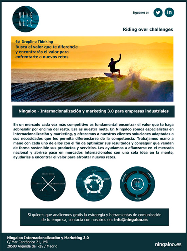 Ningaloo, internacionalización y marketing 3.0 para empresas industriales