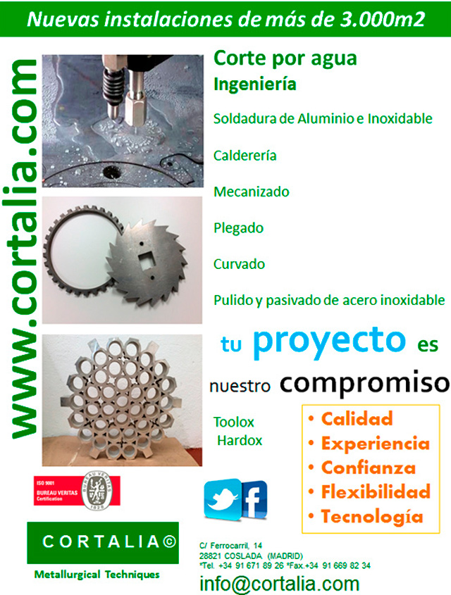 CORTALIA - Metallurgical Techniques: Nuevas instalaciones de más de 3.000 m2