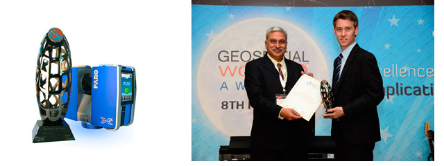 El Laser Scanner Focus3D de FARO recibe el Premio a la Innovación Tecnológica en el “Geospatial World Forum 2014”