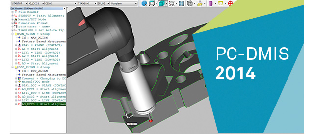 Hexagon Metrology presenta PC-DMIS 2014, una nueva versión con grandes modificaciones del software de medición más popular del mundo