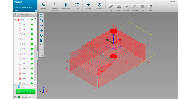 FARO lanza CAM2® SmartInspect 1.2, el primer software portátil de metrología de la industria para FARO Laser trackers y FaroArms