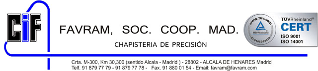 FAVRAM: Subcontratación de Chapistería de Alta Precisión