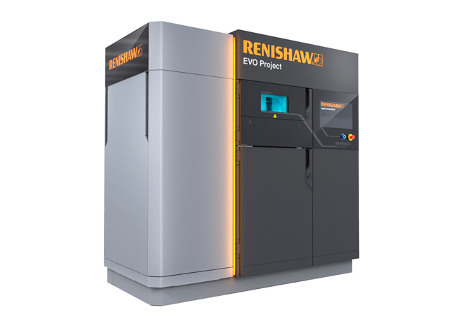 EVO Project de Renishaw: fabricación por aportación de material para uso industrial