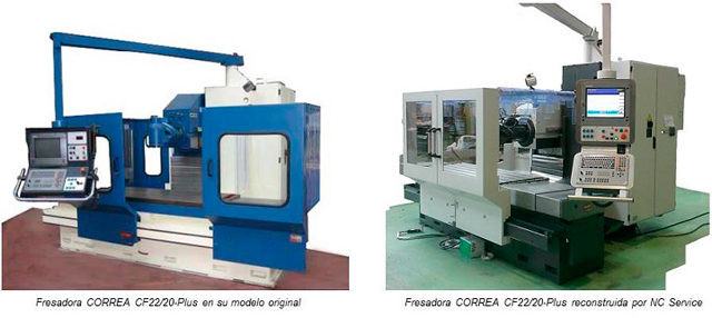 NC Service adquiere dos nuevas fresadoras CORREA en el mercado de segunda mano para su próxima reconstrucción