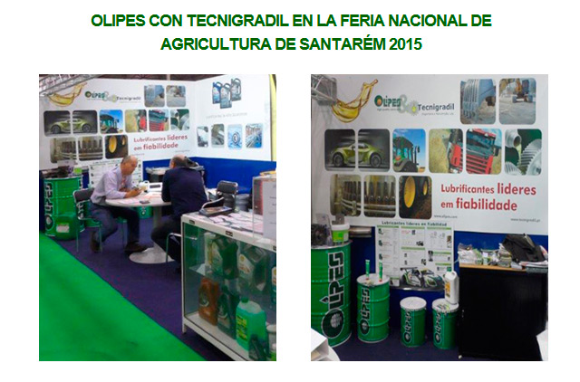 Olipes con Tecnigradil en la feria nacional de agricultura de Santarém 2015.