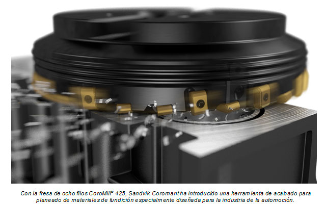 Sandvik Coromant lanza una herramienta de fresado avanzado para el sector automoción