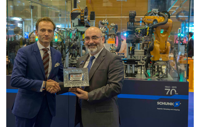 SCHUNK es premiada en MetalMadrid 2015