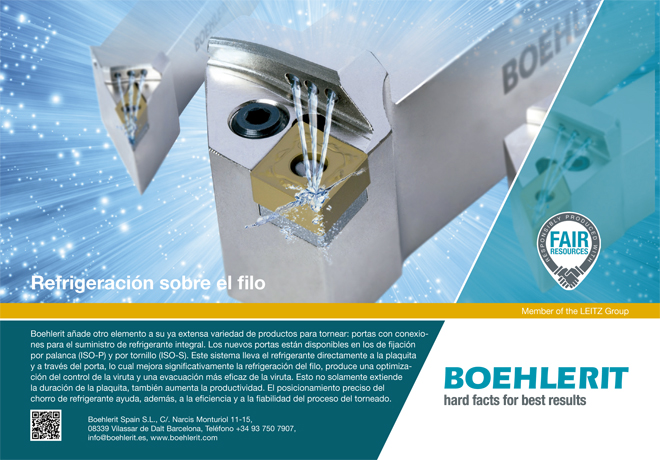 BOEHLERIT: Refrigeracion sobre el filo