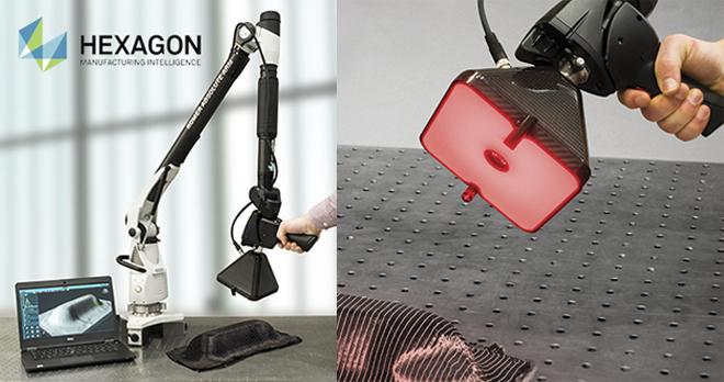 HEXAGON: Apodius ofrece un análisis especializado para fibra de carbono mediante el ROMER Absolute Arm